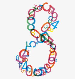 卡通手繪數字“8”的藝術字設計與數字動漫制作——以千庫網資源為例
